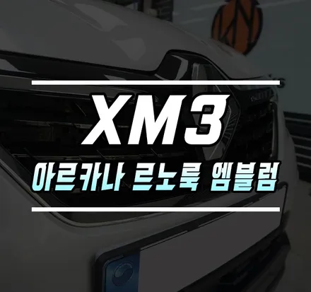 [XM3] 아르카나 로장주 르노룩 엠블럼 교체 작업 / 김포,일산,고양