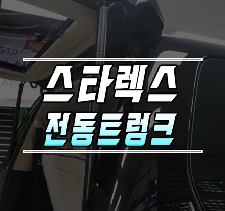 [더 뉴 그랜드 스타렉스] 전동트렁크 / 파워테일게이트 설치 / 김포,일산,고양