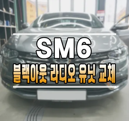 [SM6] 깜깜이가 되어버린 S링크를 라디오 유닛 교체로 살리기!! 김포 케이엔오토웍스 / 김포,일산,고양