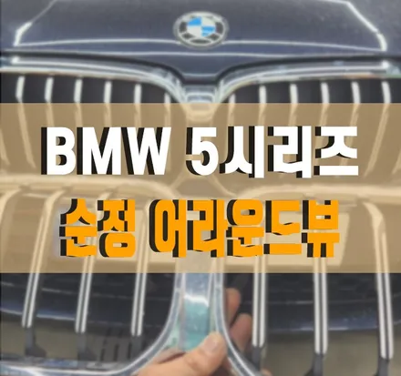 [BMW 5시리즈] 순정 3D 어라운드뷰 설치 작업 김포 케이엔오토웍스 탑클래스 / 김포,일산,고양