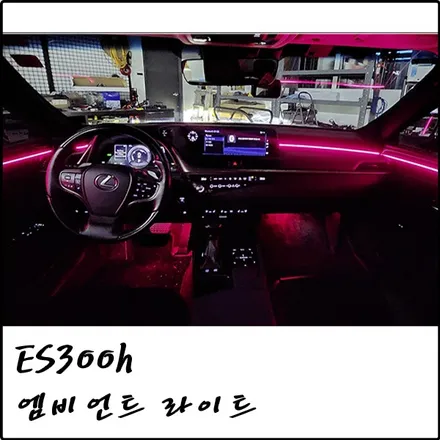 부천 렉서스 ES300h 레인보우 앰비언트 라이트 시공 / 경기 김포