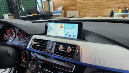 BMW F30 320d 카플레이 안드로이드오토로 티맵 카카오내비를 사용해보세요 / 경기 김포
