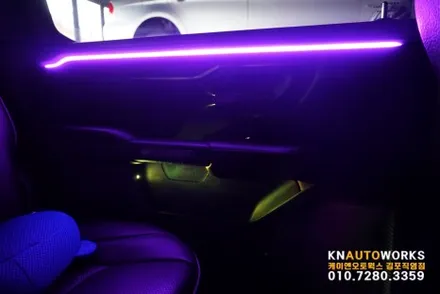 [닷지 RAM(램)] 비노출 레인보우 RGB LED 엠비언트 라이트 작업 김포 / 김포,일산,고양