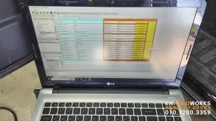 [르노 마스터] 순정 LED 안개등 / 4구 전방감지기 / 계기판 한글화 코딩 / 시거소켓 + 듀얼 고속 충전 소켓 작업 김포 / 경기 김포