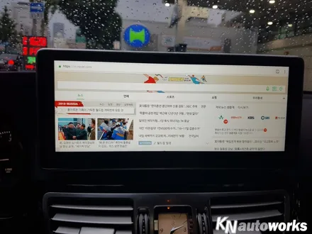 서울 영등포 // 벤츠 E220 10.25인치 안드로이드 와이드 모니터 장착기 / 경기 김포