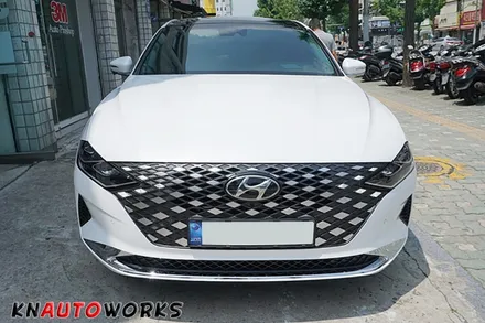 [더뉴그랜저] 반사필름 틴팅 \'레인보우 V90\' & \'부분 PPF\'시공기~ / 김포,일산,고양