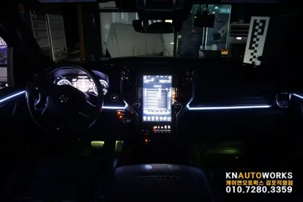[닷지 RAM(램)] 비노출 레인보우 RGB LED 엠비언트 라이트 작업 김포 / 김포,일산,고양