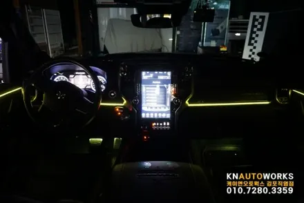 [닷지 RAM(램)] 비노출 레인보우 RGB LED 엠비언트 라이트 작업 김포 / 김포,일산,고양