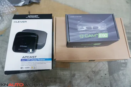 [BMW X1] AP CAST \'미러링\' & 큐캠 E60 \'후방카메라\' / 김포,일산,고양