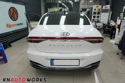 [더뉴그랜저] 반사필름 틴팅 \'레인보우 V90\' & \'부분 PPF\'시공기~ / 김포,일산,고양