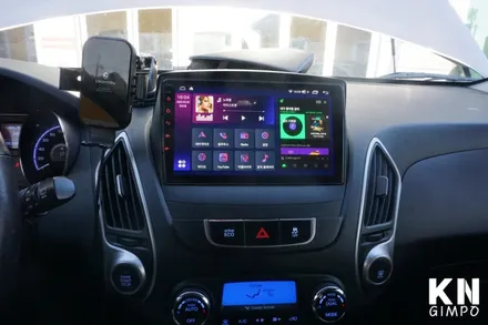 [투싼ix] 모터스밸류 안드로이드 올인원 내비게이션 설치 작업 // 케이엔오토웍스 김포 / 김포,일산,고양