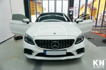 [벤츠W205] M2C 200A 카블릿 아틀란맵 탑재 안드로이드 셋탑 설치 // 케이엔오토웍스 김포 / 김포,일산,고양