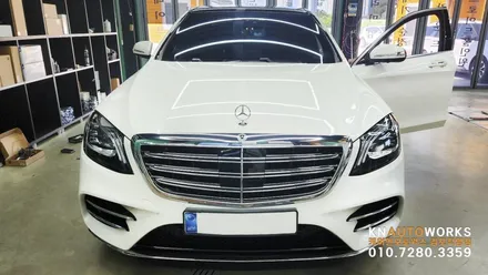 [벤츠 W222 S350d] M2C 200A 플러스 안드로이드 셋탑박스 설치 작업 김포 / 경기 김포