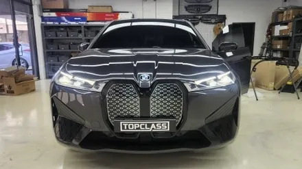 부천 BMW IX, 순정으로 M스포츠 그릴, 아이코닉 글로우까지 한 번에 시공 / 경기 김포