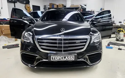 부천 벤츠 W222 S클래스 63 AMG OVLO 풀커버 전체 바닥 시공 / 경기 부천