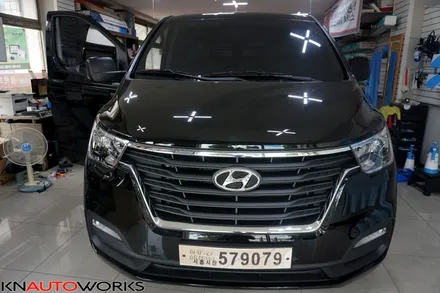 [더뉴그랜드스타렉스] JY N5000 LIVE 내비 매립 & 파인뷰 LX2000 2채널 블랙박스 장착 / 김포,일산,고양