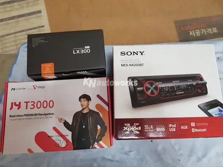 영등포 윈스톰 JY-T3000 내비매립 / LX300 블랙박스 / 소니 MEX-N4200BT 카오디오 장착기 / 경기 김포