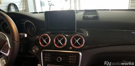 [벤츠CLA45AMG] 안드로이드 와이드 모니터 (10.25인치) 장착기 / 경기 김포