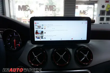 [벤츠 CLA 45 AMG] 10.25인치 안드로이드 모니터 설치기 / 김포,일산,고양
