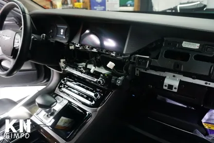 [제네시스 EQ900] 안드로이드 셋탑 네비게이션 M2C-200A 장착 // 케이엔오토웍스 김포 / 김포,일산,고양
