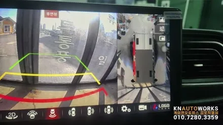 [르노 마스터 밴] 사각지대 없이 360도 확인 가능한 3D 어라운드뷰 설치 작업 김포 / 경기 김포