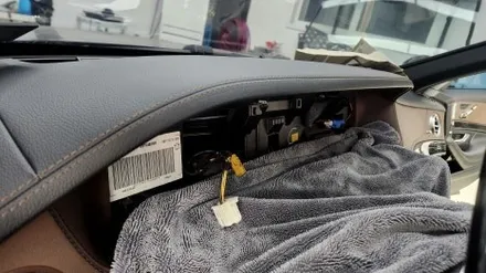 부천 벤츠 W222 S560 카링킷 프로3, 정전식 터치 패널 설치로 편하게 카플레이 안드로이드오토 쓰기 / 경기 부천