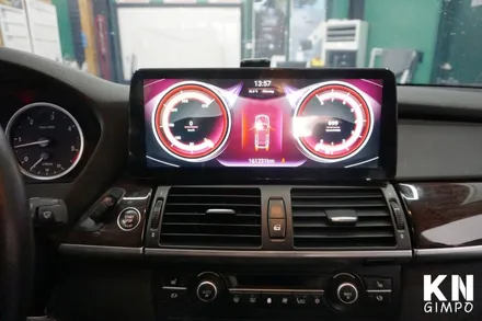 [BMW X6] 12.3인치 안드로이드 올인원 내비게이션 // 케이엔오토웍스 김포 / 김포,일산,고양