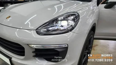 [포르쉐 카이엔] 메트릭스 st. LED 헤드램프 교체 및 안드로이드 올인원 설치 작업 김포 / 포르쉐 / 카이엔 / 김포,일산,고양