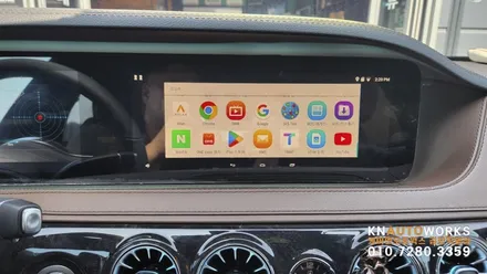 [벤츠 W222 S350d] M2C 200A 플러스 안드로이드 셋탑박스 설치 작업 김포 / 경기 김포