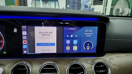 벤츠 E300 W213 무선 카플레이 / 안드로이드 오토+ 유튜브, 넷플릿스까지 볼 수 있는 \'카링킷프로3\'와 \'에어터치\'까지 작업! / 경기 김포