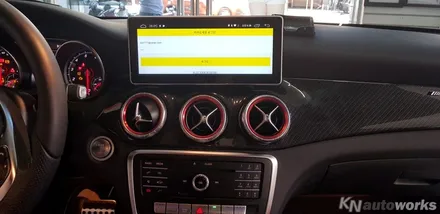 [벤츠CLA45AMG] 안드로이드 와이드 모니터 (10.25인치) 장착기 / 경기 김포