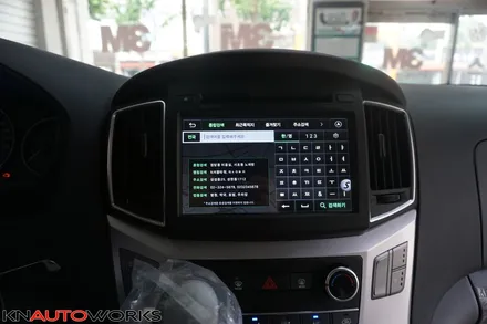 [더뉴그랜드스타렉스] JY N5000 LIVE 내비 매립 & 파인뷰 LX2000 2채널 블랙박스 장착 / 김포,일산,고양