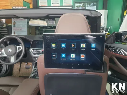 [BMW 420i 컨버터블] 뒷좌석 안드로이드 후석 모니터 헤드레스트 고정 // 케이엔오토웍스 김포 / 김포,일산,고양