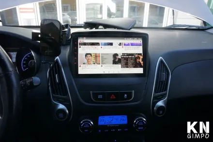 [투싼ix] 모터스밸류 안드로이드 올인원 내비게이션 설치 작업 // 케이엔오토웍스 김포 / 김포,일산,고양