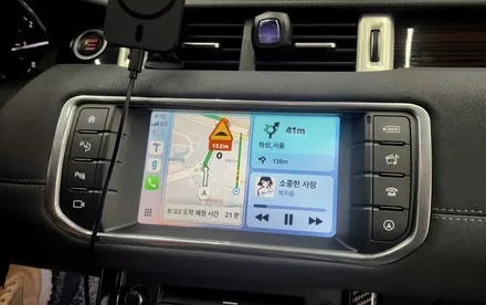 레인지로버 이보크 안드로이드 오토 & 애플 카플레이 / 경기 김포