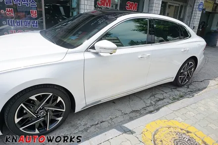 [더뉴그랜저] 반사필름 틴팅 \'레인보우 V90\' & \'부분 PPF\'시공기~ / 김포,일산,고양