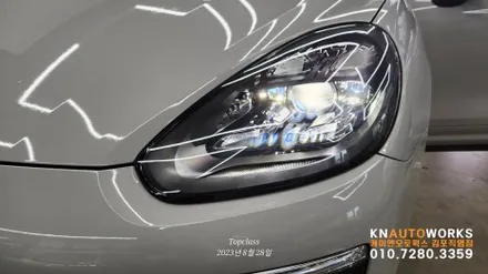 [포르쉐 카이엔] 메트릭스 st. LED 헤드램프 교체 및 안드로이드 올인원 설치 작업 김포 / 포르쉐 / 카이엔 / 김포,일산,고양