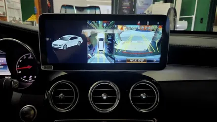 부천 벤츠 GLC300 안드로이드 올인원, 블랙박스, 보조배터리 시공 / 경기 김포