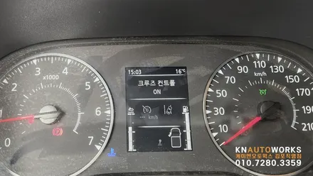 [마스터 밴 캠핑카] 순정 크루즈 컨트롤, 순정 LED 포그램프, 계기판 한글화 요소수 레벨 코딩 작업 김포 케이엔오토웍스 탑클래스 / 김포,일산,고양
