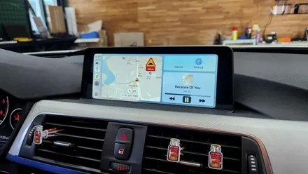 BMW F30 320d 카플레이 안드로이드오토로 티맵 카카오내비를 사용해보세요 / 경기 김포