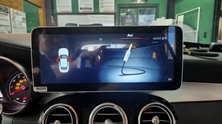 부천 벤츠 GLC300 안드로이드 올인원, 블랙박스, 보조배터리 시공 / 경기 김포