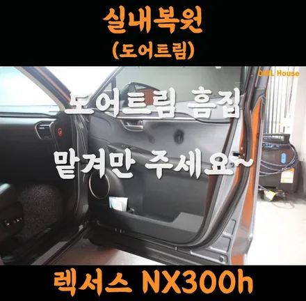 렉서스 NX300h 도어트림 복원 (실내복원 맡겨만 주이소~) / 부산, 기장, 양산