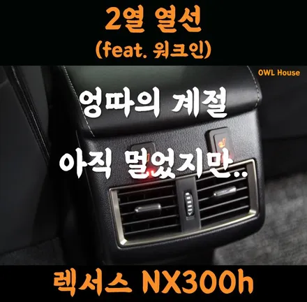 렉서스 NX300h 2열 열선 그리고 워크인 디바이스 (렉서스에 필요한 아이템 추가!) / 부산, 기장, 양산
