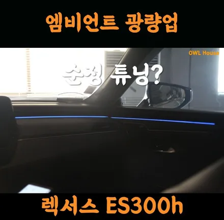 렉서스 ES300h 페리 엠비언트 광량업 (순정상태에서의 변화를 가져다줍니다) / 부산, 기장, 양산