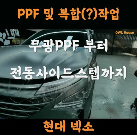 현대 넥소 무광PPF 부터 전동사이드스텝까지 (여러가지 작업들을 한번에 슥~) / 부산, 기장, 양산
