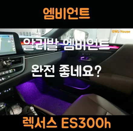 렉서스 ES300h 엠비언트 시공 (알리표 엠비언트 완전 까리합니다!) / 부산, 기장, 양산