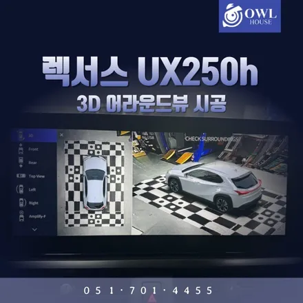 렉서스 UX300h 3D 맥스프로 어라운드뷰 시공 (순정인듯 순정아닌 순정같은 어라운드뷰 입니다) / 부산, 기장, 양산