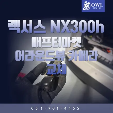 렉서스 NX300h 애프터마켓 어라운드뷰 카메라 교체 및 공차보정 (사제 어라운드뷰 부분수리도 가능합니다) / 부산, 기장, 양산
