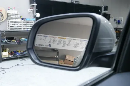 벤츠 GLE450 옵틱글래스 부산 광각미러 (사이드미러 시야각은 넓을수록 좋아요) / 부산, 기장, 양산