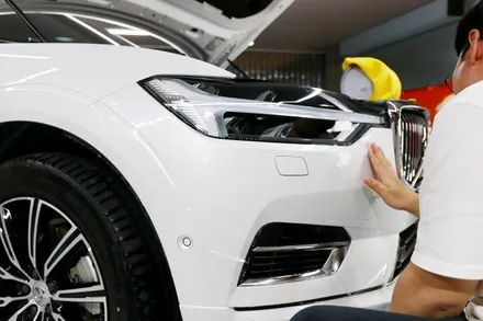 볼보 XC60 PPF 프런트패키지 광택 유리막코팅 (PPF 물론 좋지만 금액적 부담이라면?) / 부산, 기장, 양산